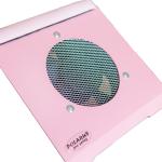 Пылесос для маникюра настольный Polarus PRO-series 65 Вт металл (розовый)