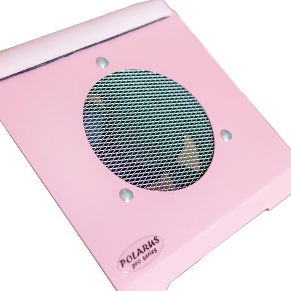 Пылесос для маникюра настольный Polarus PRO-series 80 Вт металл (розовый)
