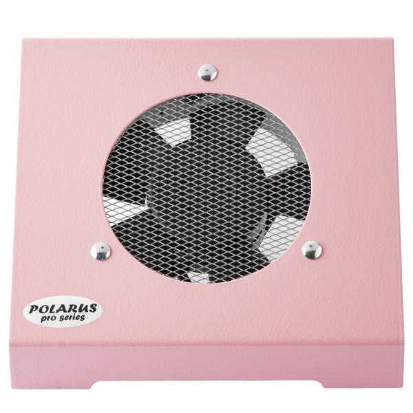 Пылесос для маникюра настольный Polarus PRO-series 65 Вт металл (розовый)