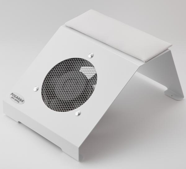 Пылесос для маникюра с магнитной подушкой Polarus PRO-series 80 Вт металл (белый)
